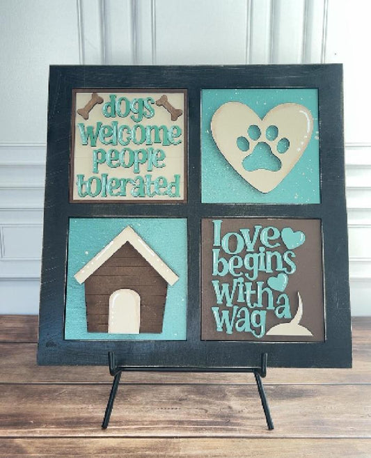 Love Begins with a Wag Tile Collection