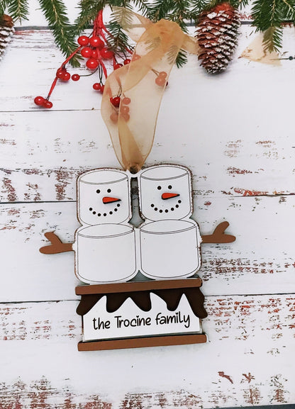 Personalized Couple Christmas Ornament Gift Idea