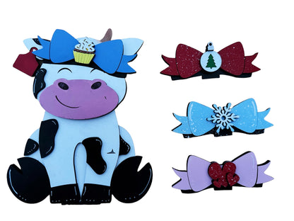 Winter Bows for Interchangeable Animals - ONLY BOWS