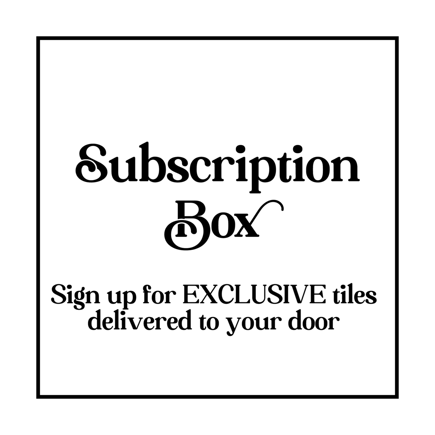 Subscription Box