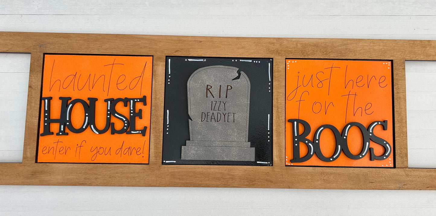 Halloween Interchangeable Sign Tile