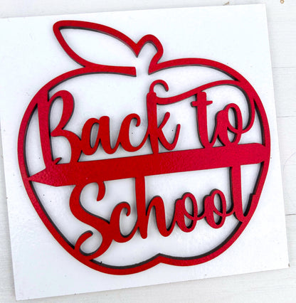 Back to School Interchangeable Sign Tile