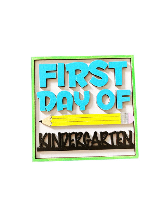Back to School Interchangeable Sign Tile