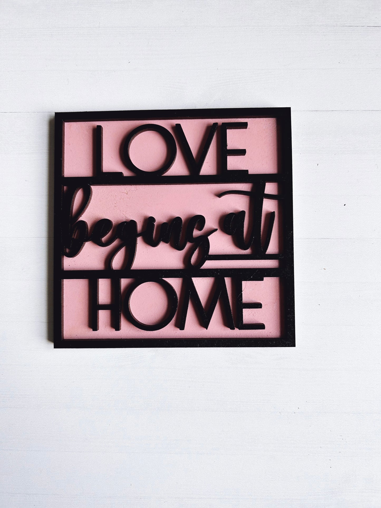 Love Begins at Home Everyday Interchangeable tile