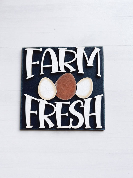 Farm Fresh Eggs Interchangeable tile