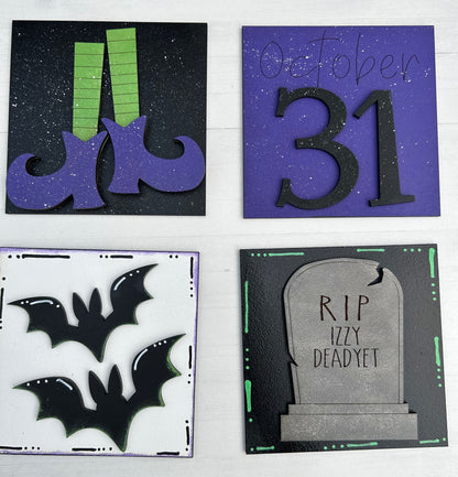 Halloween Interchangeable Sign Tile