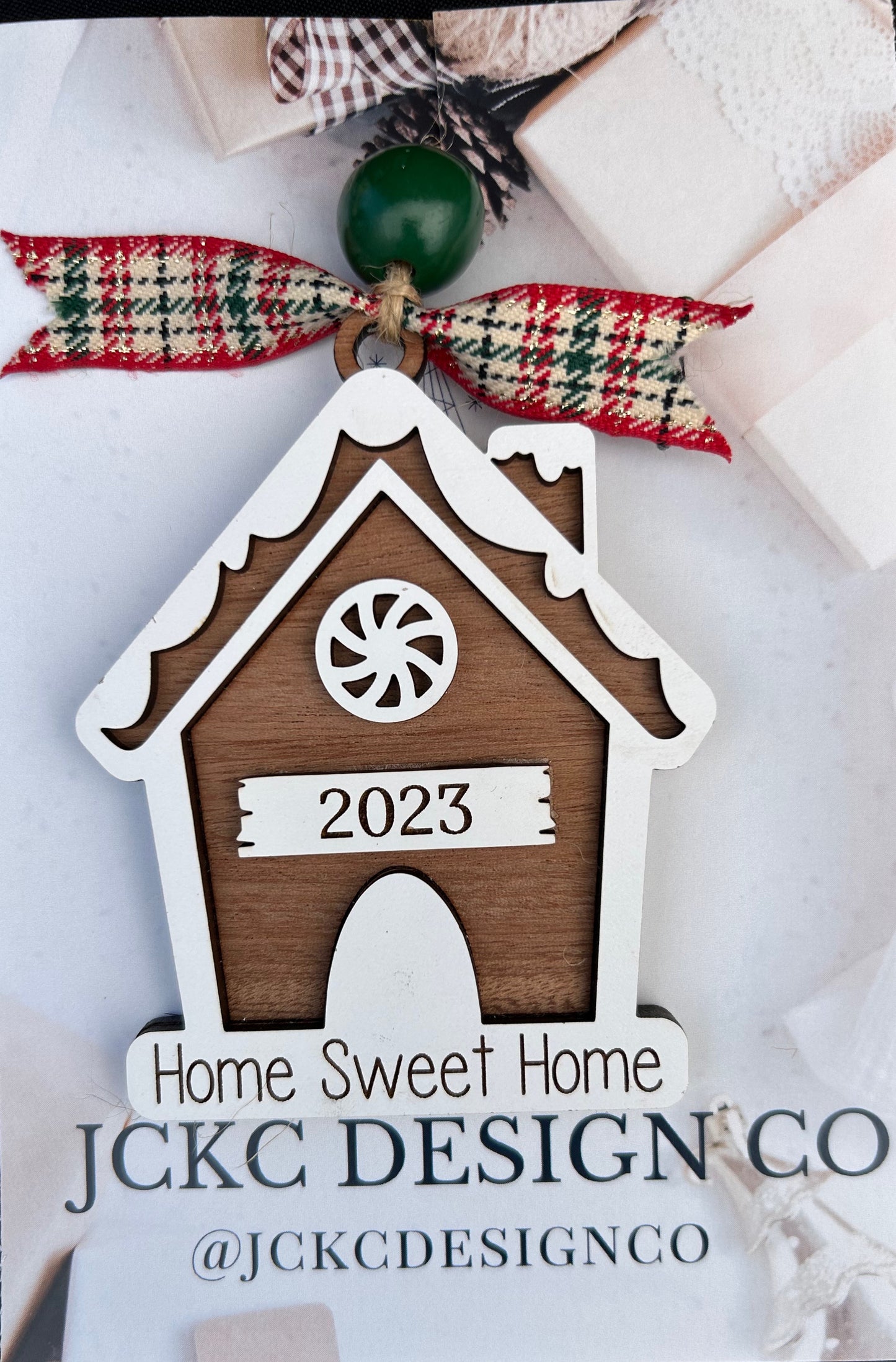 Home Sweet Home New Home Wooden Ornament Christmas Gift