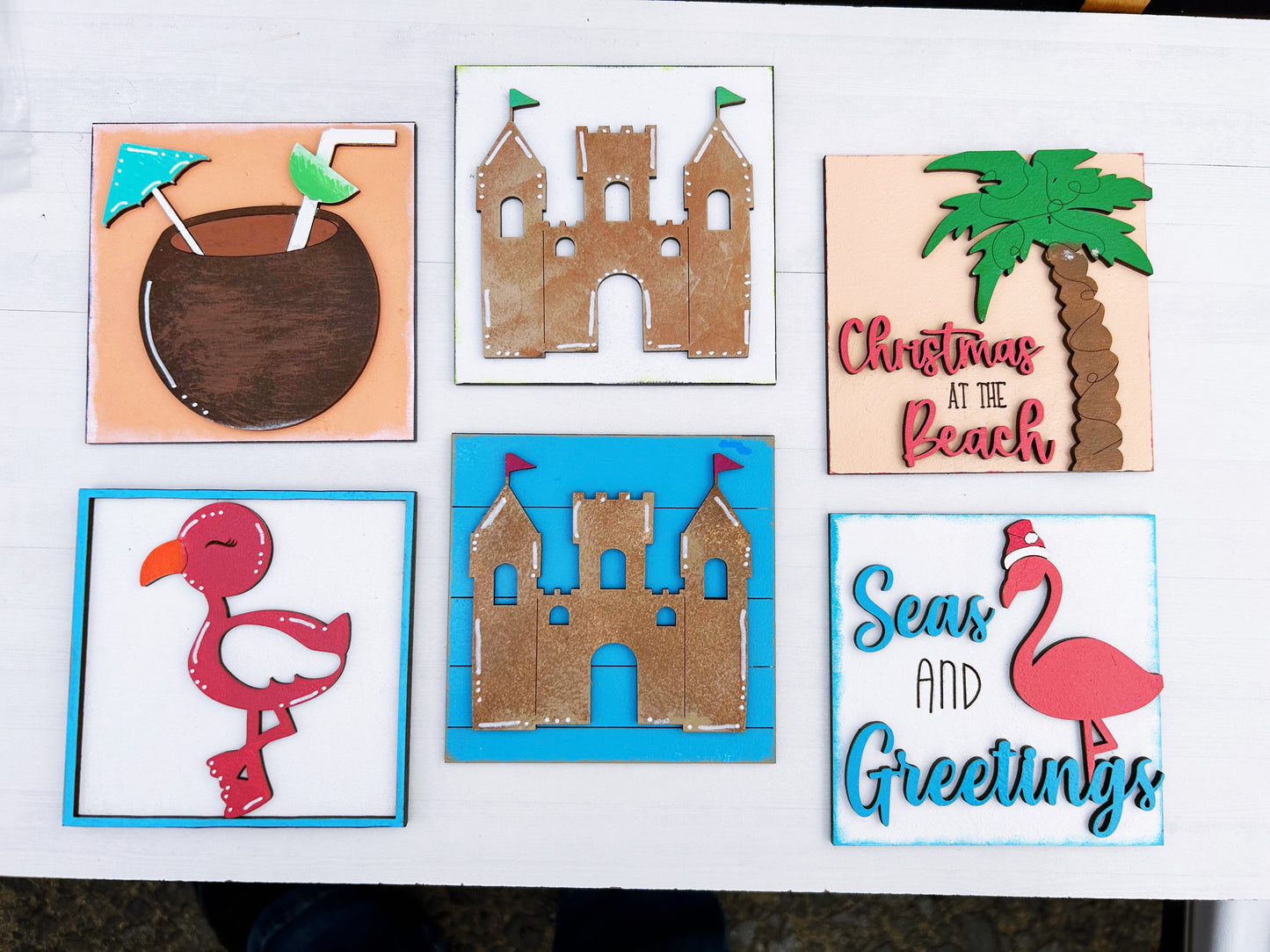 Summertime Drink Interchangeable Sign Tile