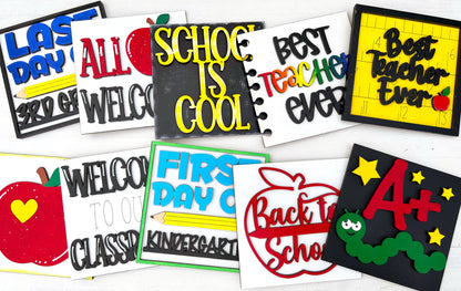 Back to School Interchangeable Sign Tile