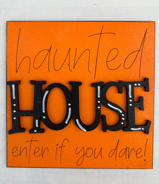Halloween Interchangeable Sign Tile