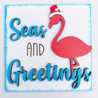 Seas & Greetings Interchangeable Sign Tile