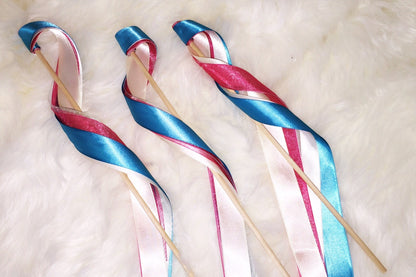 100 DIY Wedding Wands, DIY Wedding, Wedding Wands, Wedding Favors, Send Off Ribbons, Wedding Favor Ideas, Wedding Decorations, Wedding Decor