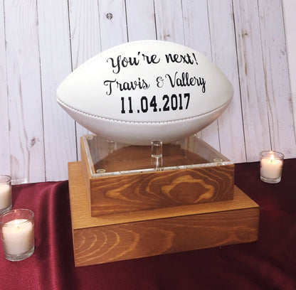 Football Centerpiece Set | Wedding Table Numbers | Football Wedding  | Wedding Table Decor | Wedding Decor| | Baby Shower Centerpiece