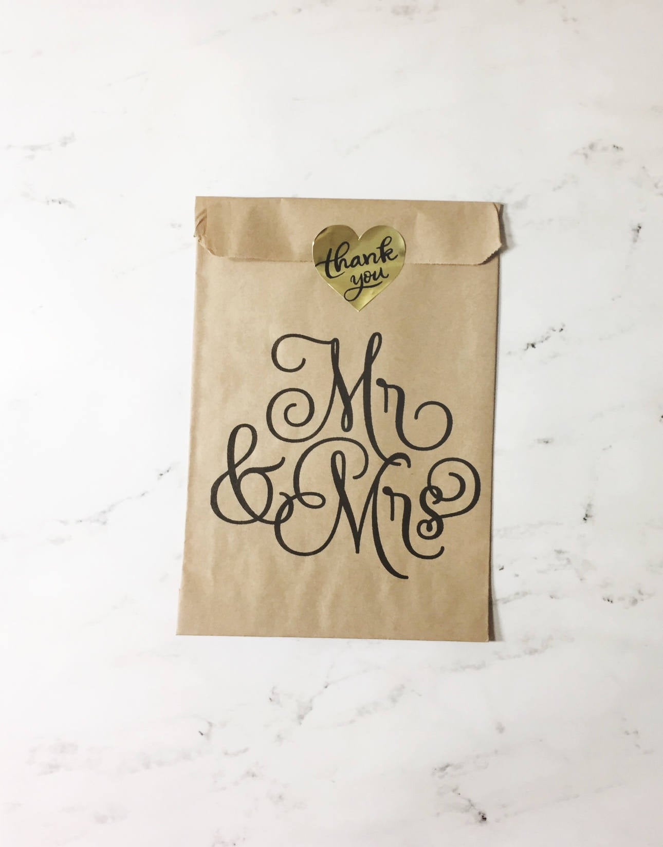 Wedding Treat Bag | Favor Bag | Treat Bag | Personalized Treat Bag | Cookie Bag | Candy Bag | Kraft Bag | Rustic Favors | Rustic Wedding