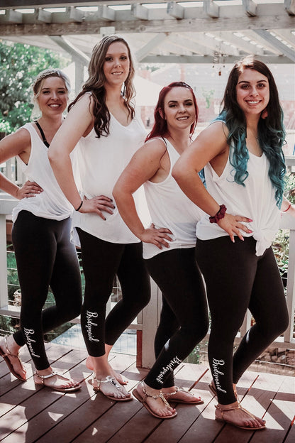 Bridal Party Gift Ideas, Bridal Party Ideas, Bridesmaid Gift Ideas, Bridal Party Leggings, Bridal Party Gift,Wedding Leggings,Bride Leggings