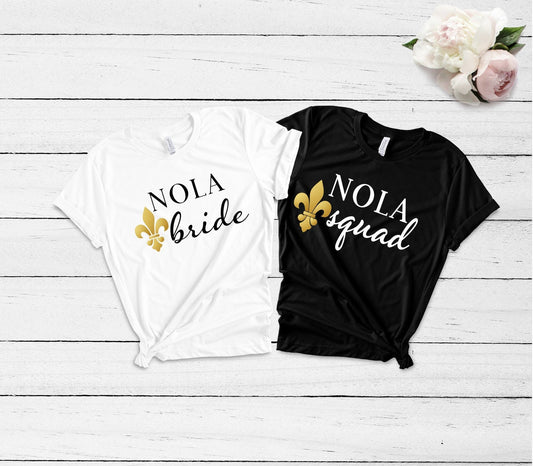 NOLA Bachelorette, NOLA Bachelorette Shirts, NOLA Bachelorette Party, Nola Bachelorette Party Shirts, Nola Shirt, New Orleans Bachelorette