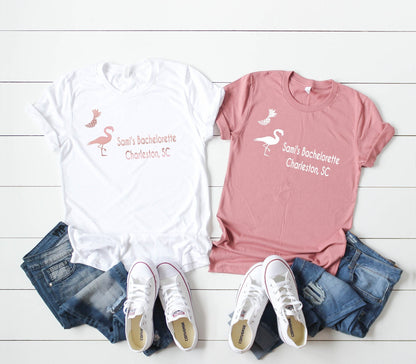 Charleston Bachelorette, Charleston SC, Charleston Bachelorette Shirts, Bachelorette Shirts Custom, Bachelorette Shirts, Charleston Tees