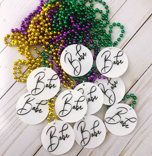 Bachelorette Mardi Gras Necklaces, Bachelorette Favors, Bachelorette Party Decorations, Mardi Gras Bachelorette Accessories,