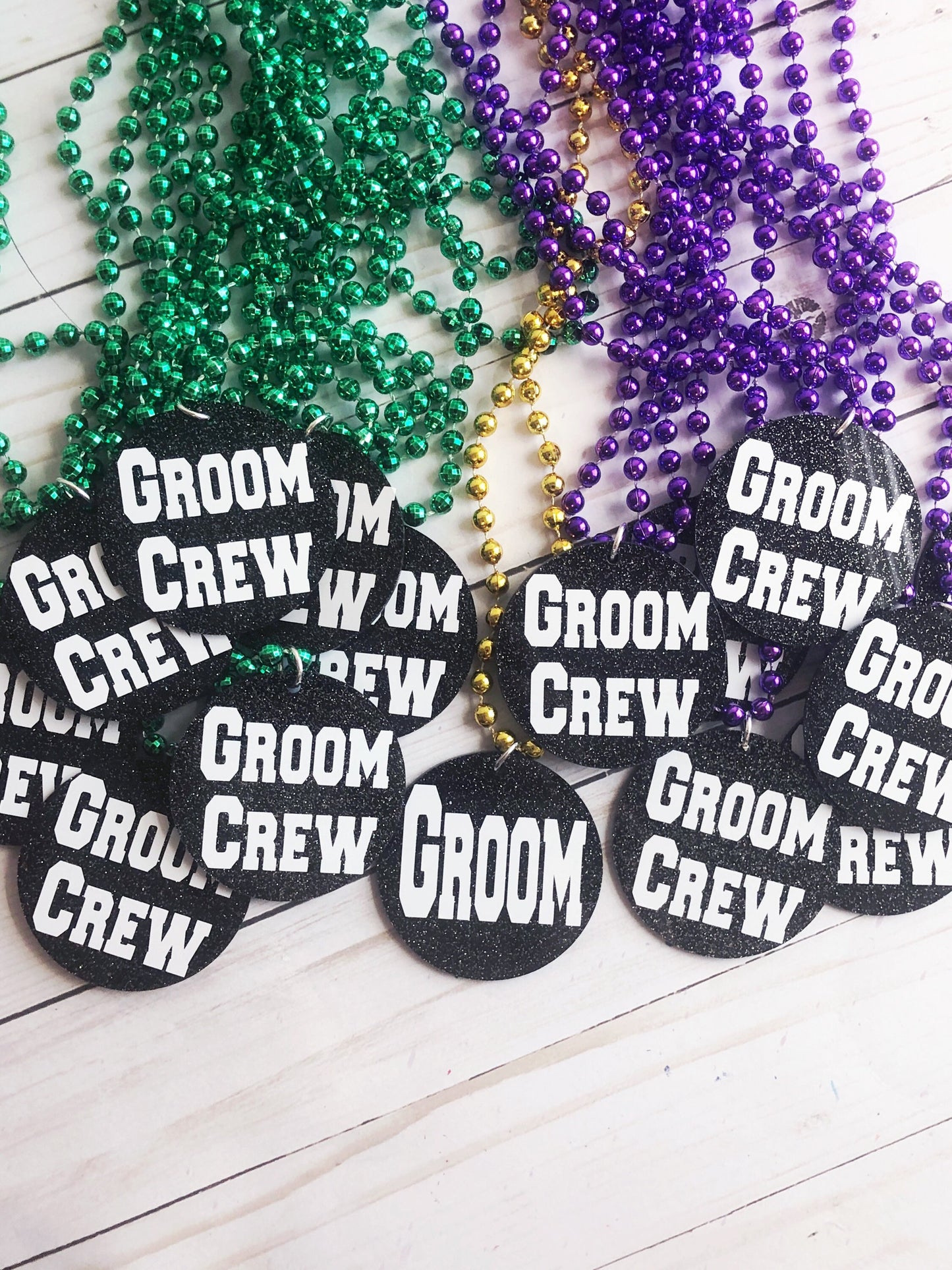 Bachelorette Mardi Gras Necklaces, Bachelorette Favors, Bachelorette Party Decorations, Mardi Gras Bachelorette Accessories,
