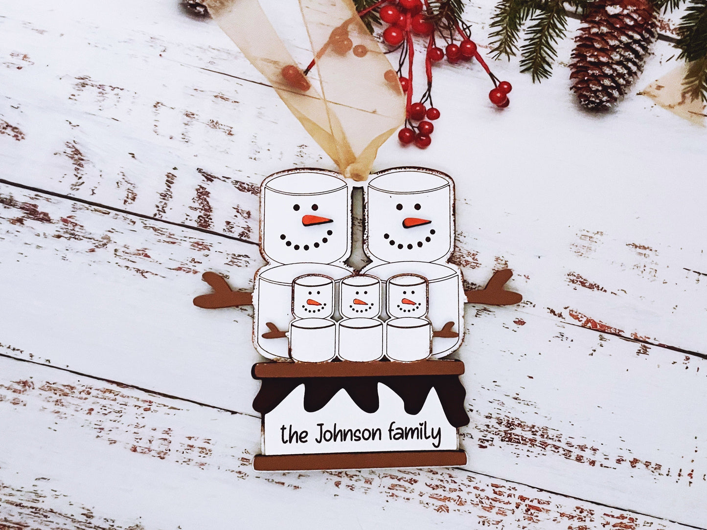 Personalized Couple Christmas Ornament Gift Idea