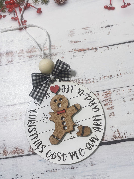 Funny Christmas Gift | Wooden Christmas Ornament