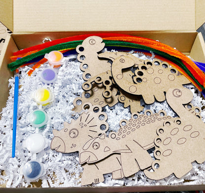 Craft Kits for Kids, Christmas Crafts, Toddler Craft Kits, DIY Toddler Craft Kit, Dinosaur Crafts for Kids, Pretend Play Dinosaurs