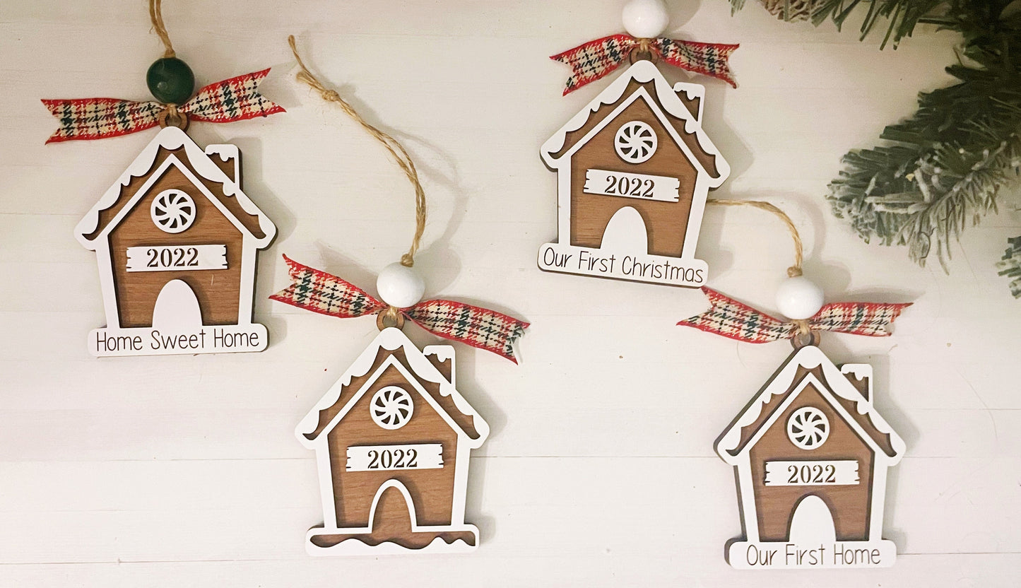 Gingerbread Ornament Gift, Gingerbread House Ornament, 2023 Gift Ideas, Gift Ideas for Couple, Gift Ideas for Him, Gift Ideas for Her