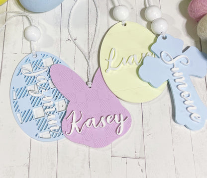 Personalized Easter Basket Tags