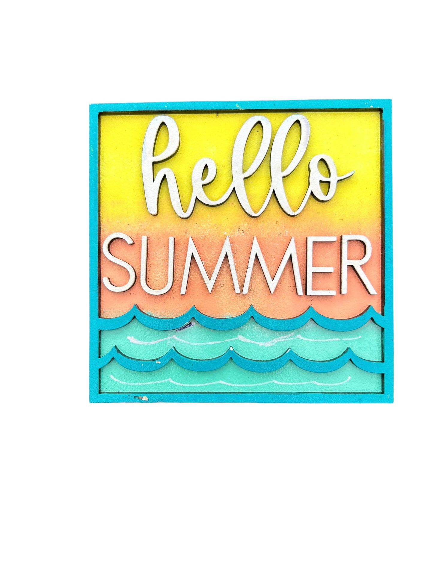 Summer Season Interchangeable Sign Tile